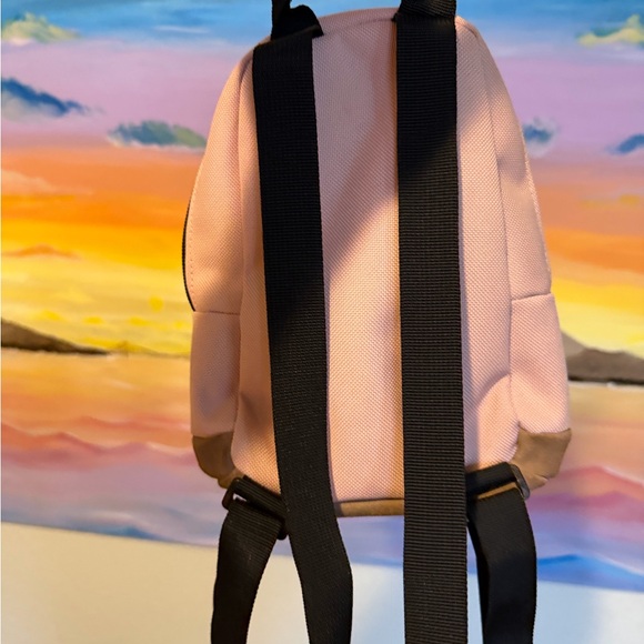Jansport Light Pink and Tan Mini Backpack - Picture 2 of 3